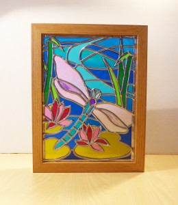 Stained Glass Dragonfly
